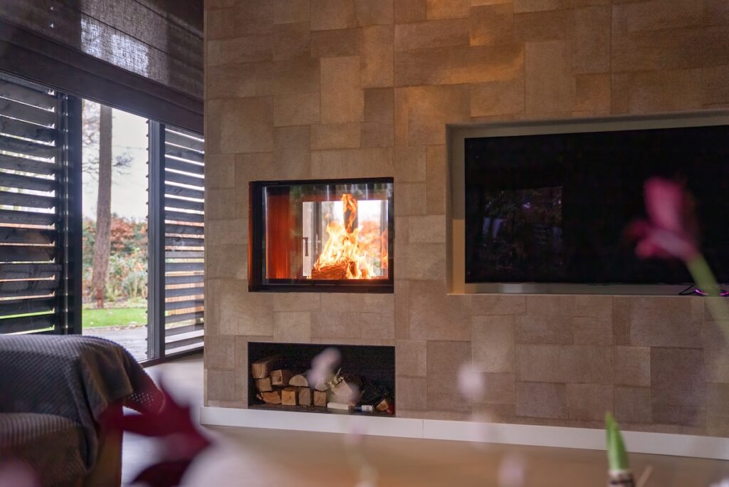 Inbouw houthaard in voorthuizen met cinewall